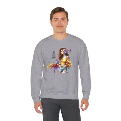 I Am My Own Happily Ever After  Artistic Unisex Heavy Blend™ Crewneck Sweatshirt - Perfect Gift for Artists, Creative Souls, Birthdays, Casual Wear, Art Lovers
