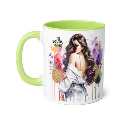 It's Not Me, It's You Humoristic Chic Accent Mugs - Artistic Coffee Cup for Trendsetters, Unique Gift for Her, Birthday Present, Inspirational Mug, Stylish Drinkware