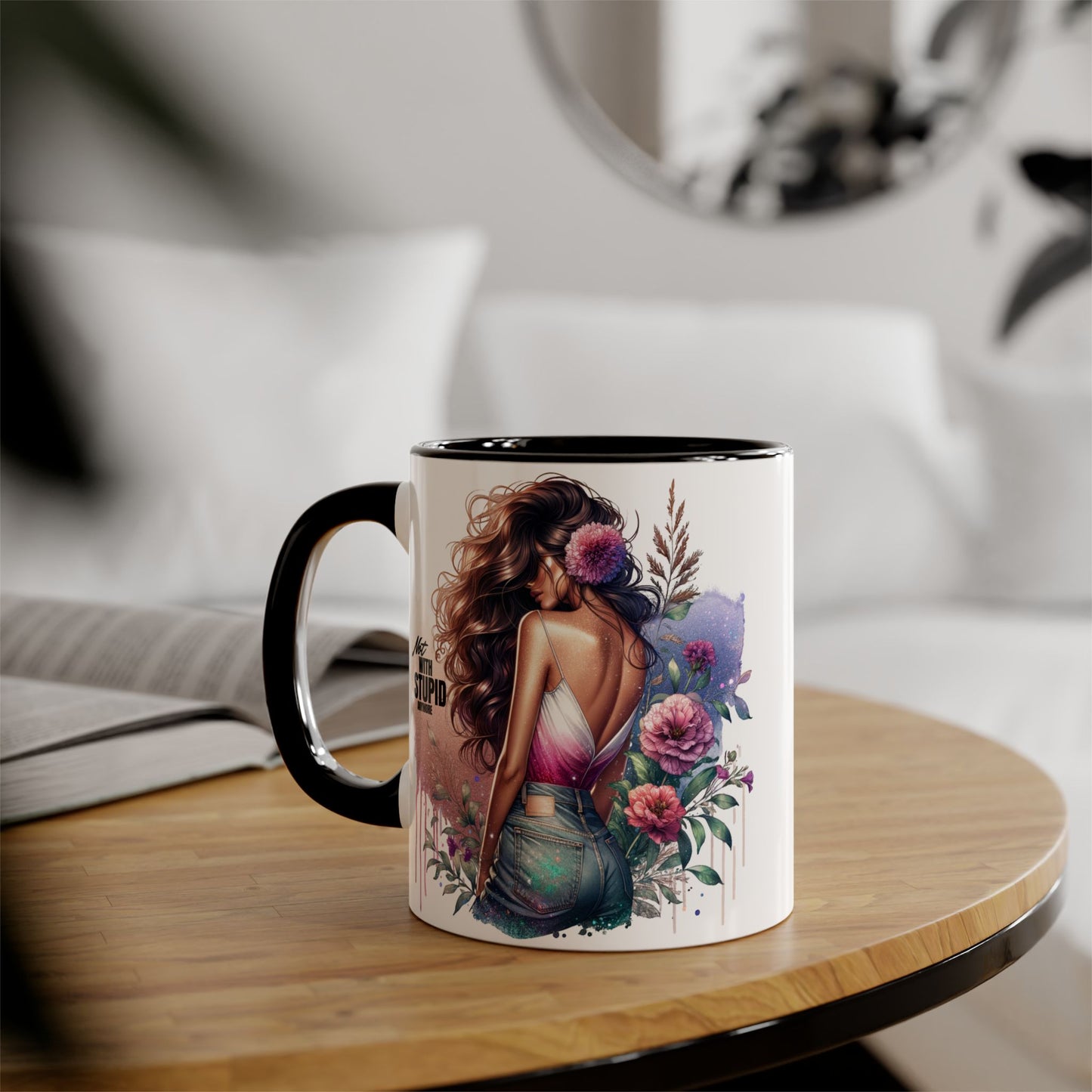 Mug - Not With Stupid Anymore Humoristic 11oz Accent Mug
