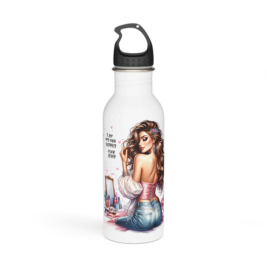 I Am My Own Happily Ever After Stainless Steel Water Bottle - Stylish & Inspirational Design for Women