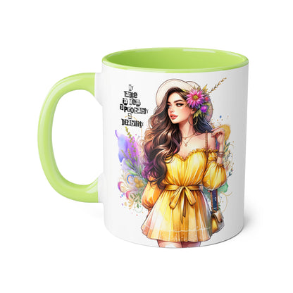 Funny Accent Mug - My Taste in Men is Probably a Disability Humor 11oz Cup