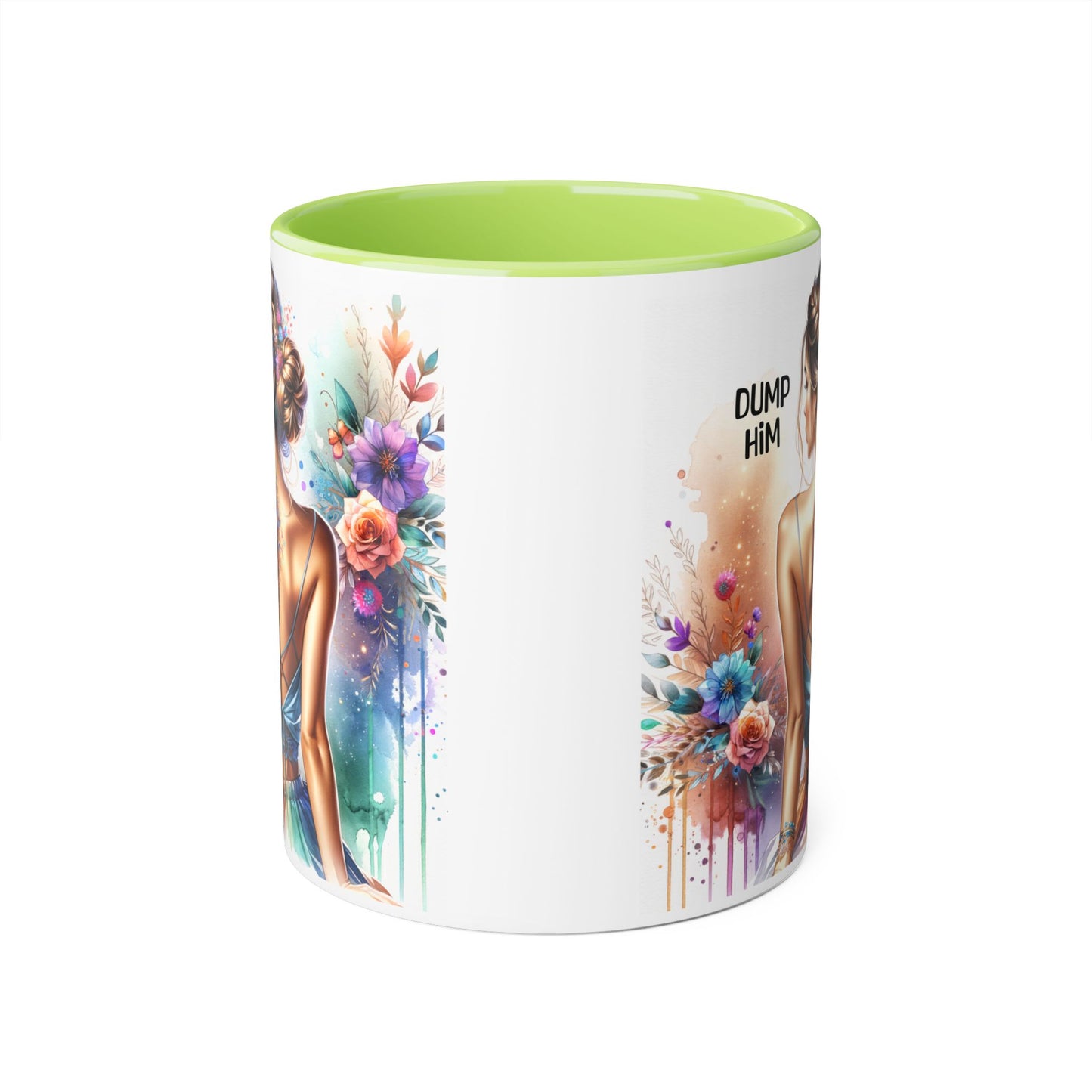 Dump Him Accent Mug