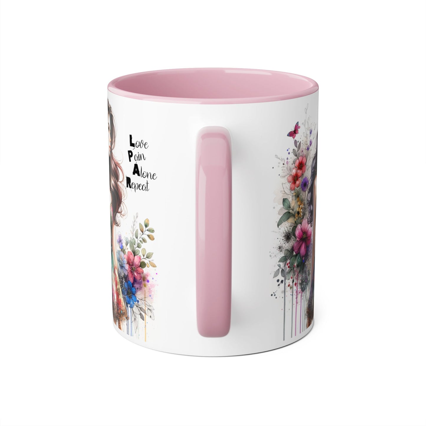 Chic Floral Accent Mug | Inspirational Coffee Cup, Perfect Gift for Friends, Tea Lovers, Birthday, Encouragement, Appreciation