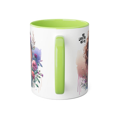 It's Not Me, It's You Humoristic Boho Floral Accent Mug - Inspirational Coffee Cup, Gift for Her, Home Decor, Art Mug, Motivational Drinkware