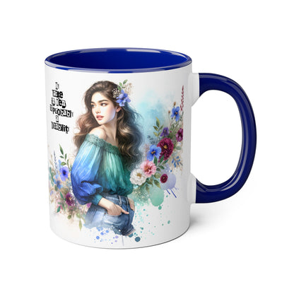 Funny Accent Mug - My Taste in Men is Probably a Disability Humor 11oz Cup