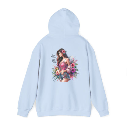 I Don`t  Make Mistakes, I Just Date Them Floral Bliss Unisex Hooded Sweatshirt - Cozy Gift, Bohemian Style, Comfortable Layer, Everyday Wear, Spring Fashion