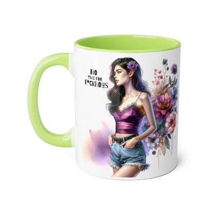 Funny Accent Mug - No Time For F*boys 11oz