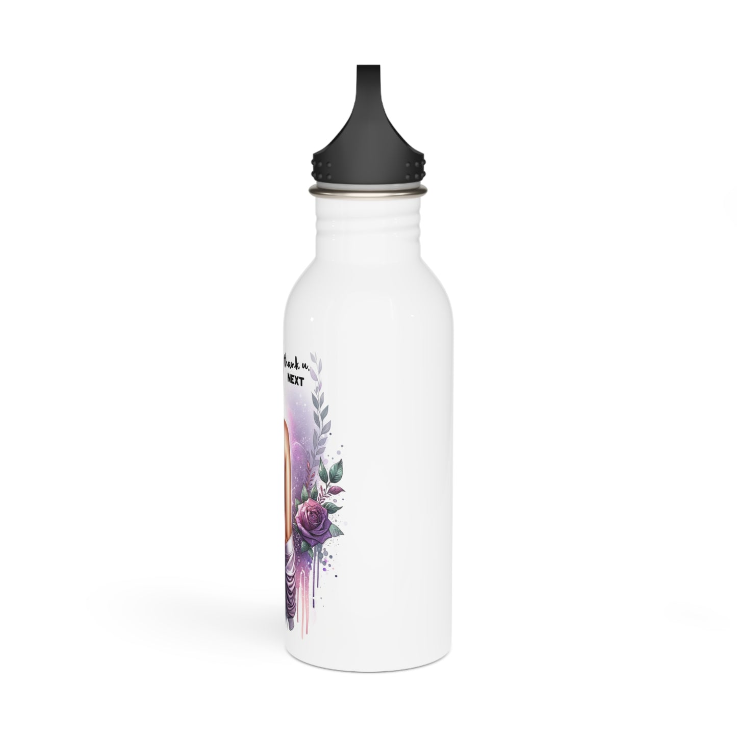 Thank U, Next Stylish Stainless Steel Water Bottle - Inspirational Design for Fitness, Outdoor Adventures, Gifts for Her, Travel Companion, [...]