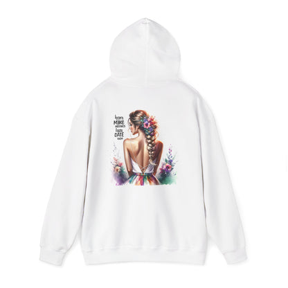 I Don`t Make Mistake, I Just Date Them Colorful Boho Sweatshirt - Girl Back Design, Cozy Gift for Spring, Art Lover's Hoodie, Perfect for Birthdays, Festivals, Casual Wear