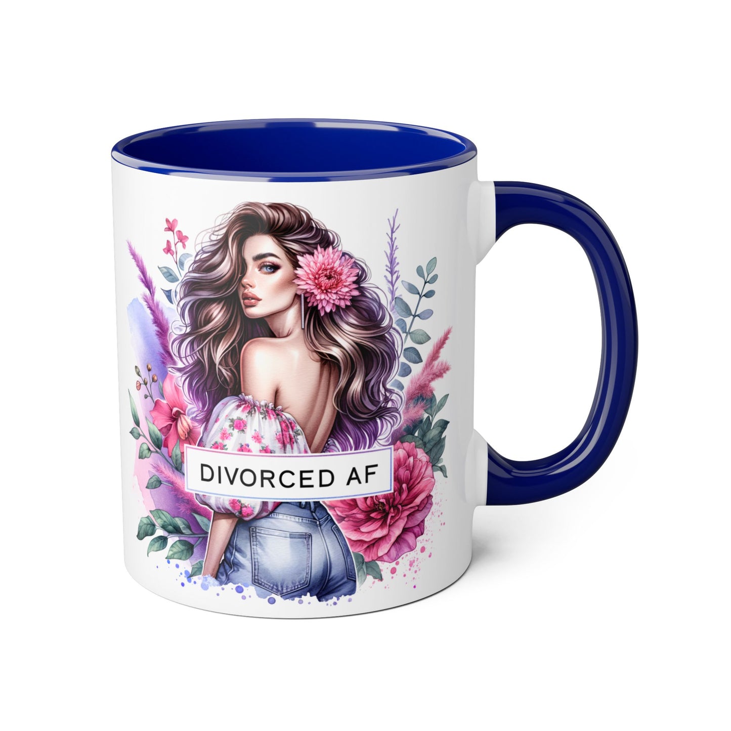Mug - Divorced AF 11oz Accent Mug