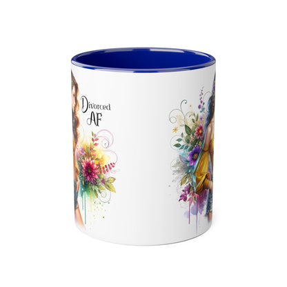 Divorce Celebration Mug | Unique Gift for Divorced Women | Affirmation Coffee Cup | Floral Design | Self-Love Reminder | Funny Divorce Gift