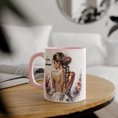 Elegant Floral Accent Mug, Trending Gift for Coffee Lovers, Beautiful Art Mug, Unique Home Decor, Perfect for Birthdays or Weddings
