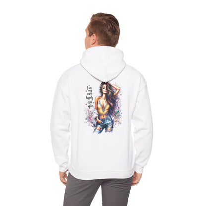 Inspirational Unisex Hooded Sweatshirt - "I Am My Own Happily Ever After "