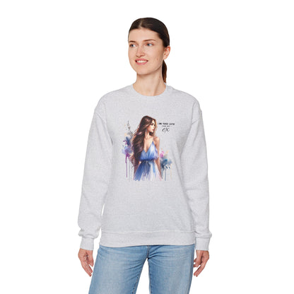 I'm Too Cute For My Ex Artistic Crewneck Sweatshirt - Feminine Fashion, Casual Wear, Cozy Gift, Unique Artwork, Everyday Comfort
