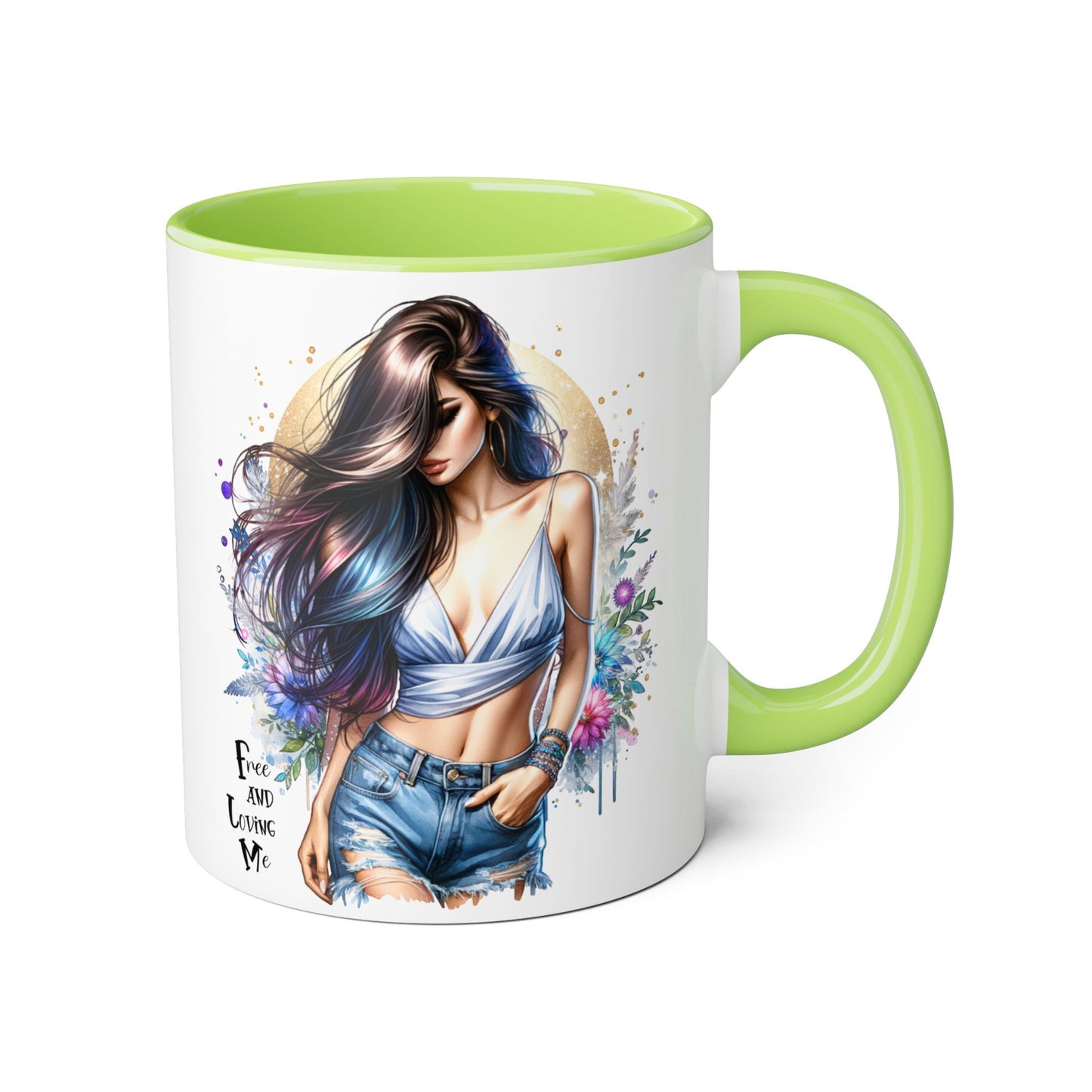 Vibrant Accent Mugs, 11oz with Artistic Design – Perfect for Coffee Lovers and Gift Occasions: Home Decor, Unique Gifts, Art Mugs, [...]