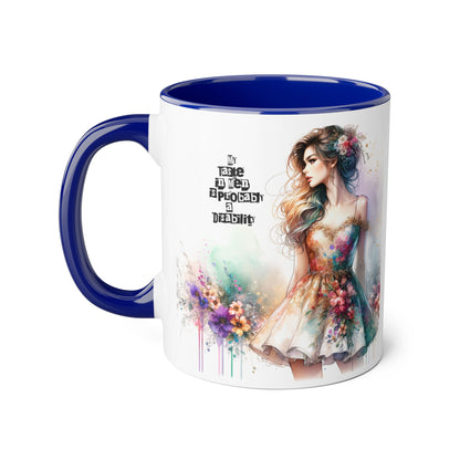 Funny Accent Mug - My Taste in Men is Probably a Disability Humor 11oz Cup