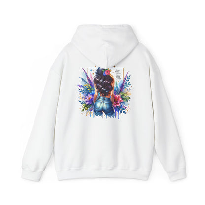 I Don`t Make Mistakes, I Just Date Them Colorful Floral Back Design Hooded Sweatshirt, Cozy Unisex Hoodie, Graphic Sweatshirt, Gift for Her, Stylish Casual Wear
