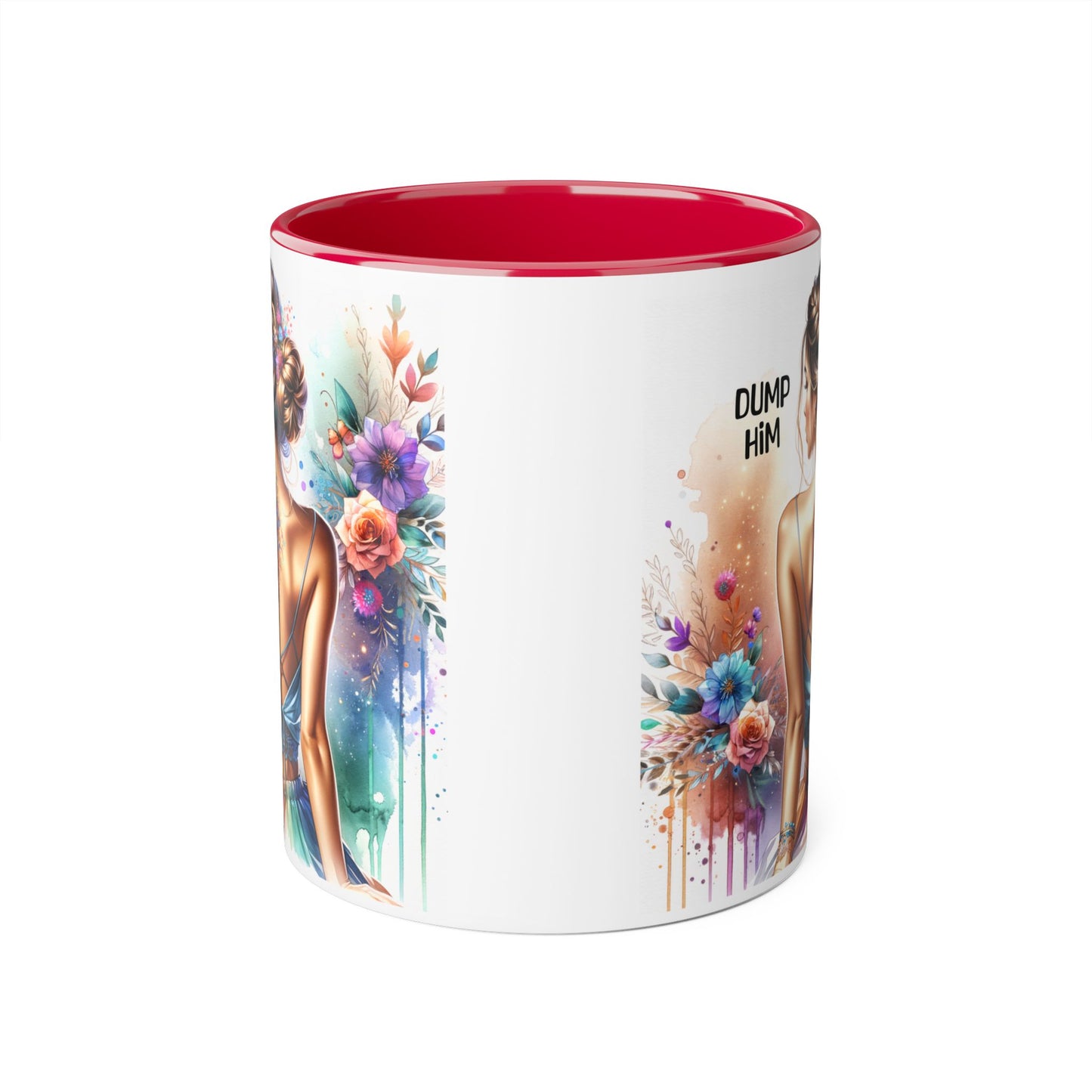 Dump Him Accent Mug