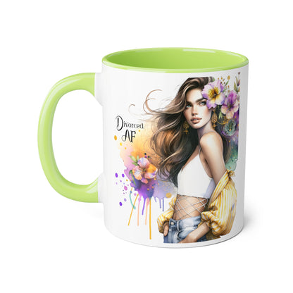 Chic Accent Coffee Mug - Stylish Floral Design, Perfect for Gift Giving, Motivational, Home Decor, Unique Drinkware