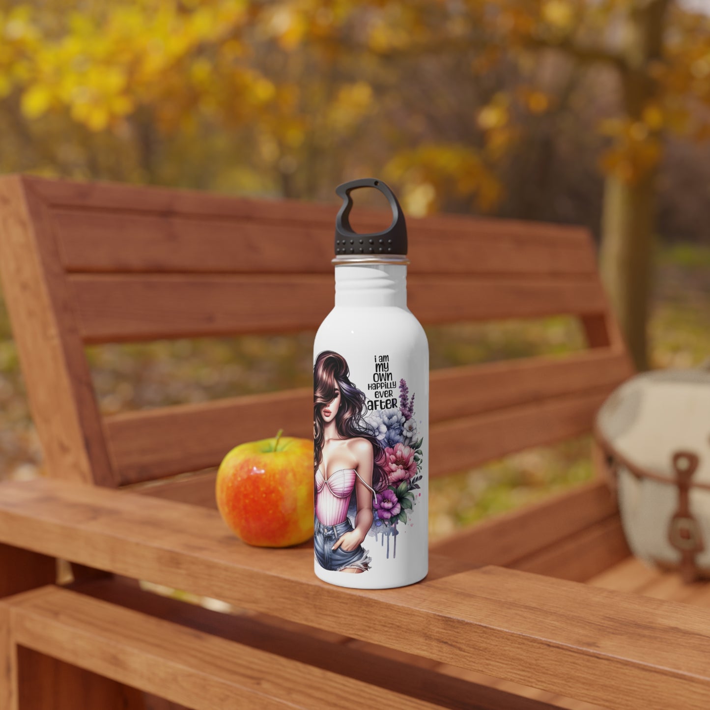 I Am My Own Happily Ever After Stylish Stainless Steel Water Bottle with Floral Design, Feminine Water Bottle, Cute Reusable Bottle, Personalized Hydration Gift, [...]