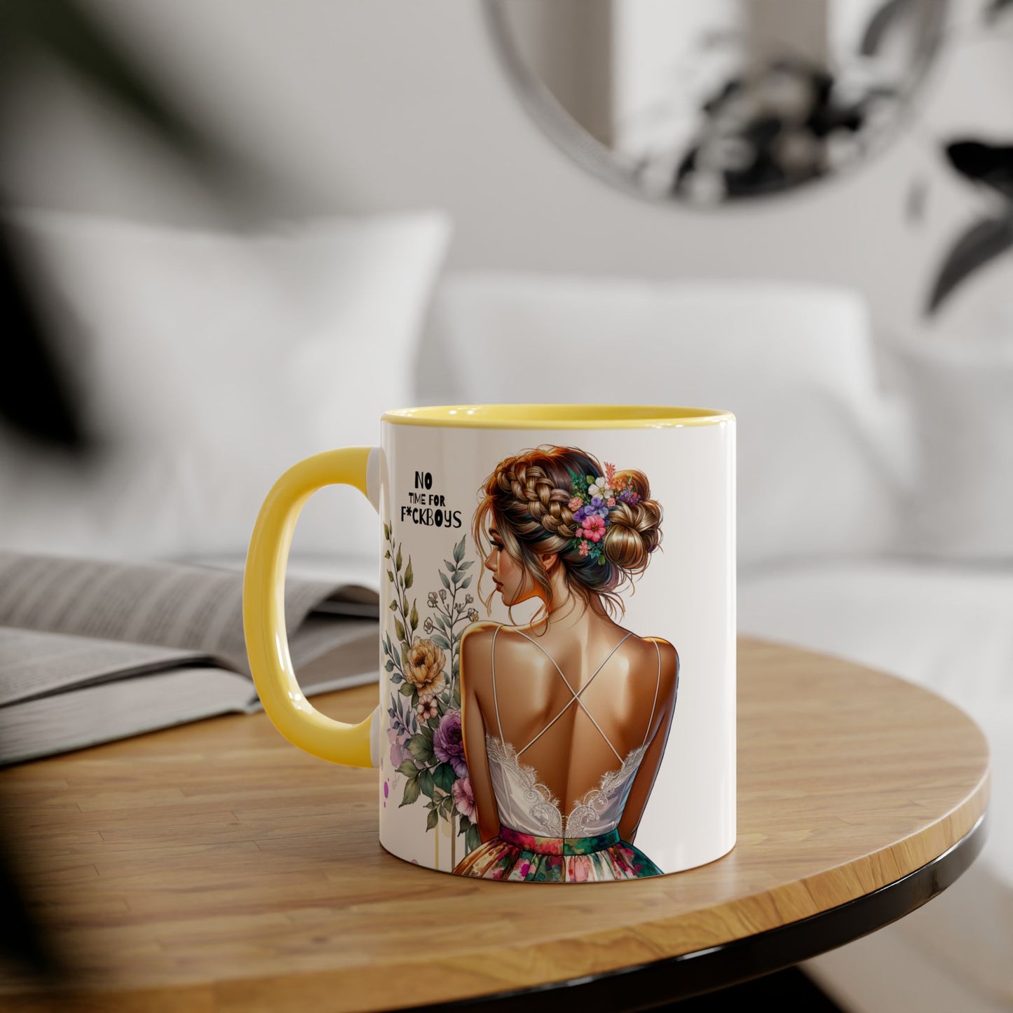 Funny Accent Mug - No Time For F*boys 11oz