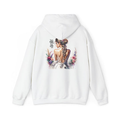 I Don`t Make Mistake, I Just Date Them Artistic Hooded Sweatshirt with Floral Design, Cozy Unisex Apparel for Everyday Wear, Perfect for Gifts or Relaxation