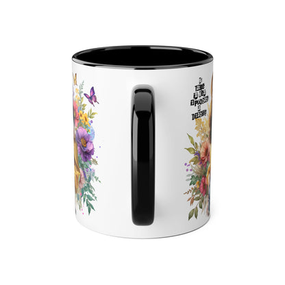 Funny Accent Mug - My Taste in Men is Probably a Disability Humor 11oz Cup