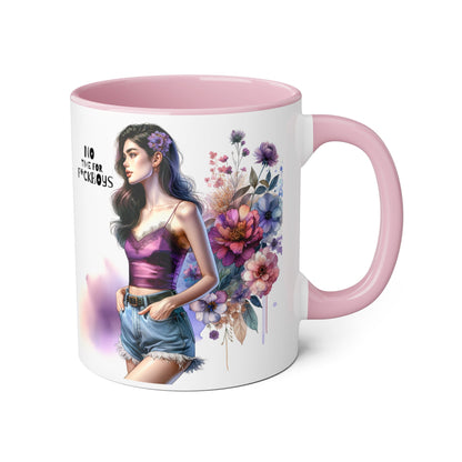 Funny Accent Mug - No Time For F*boys 11oz