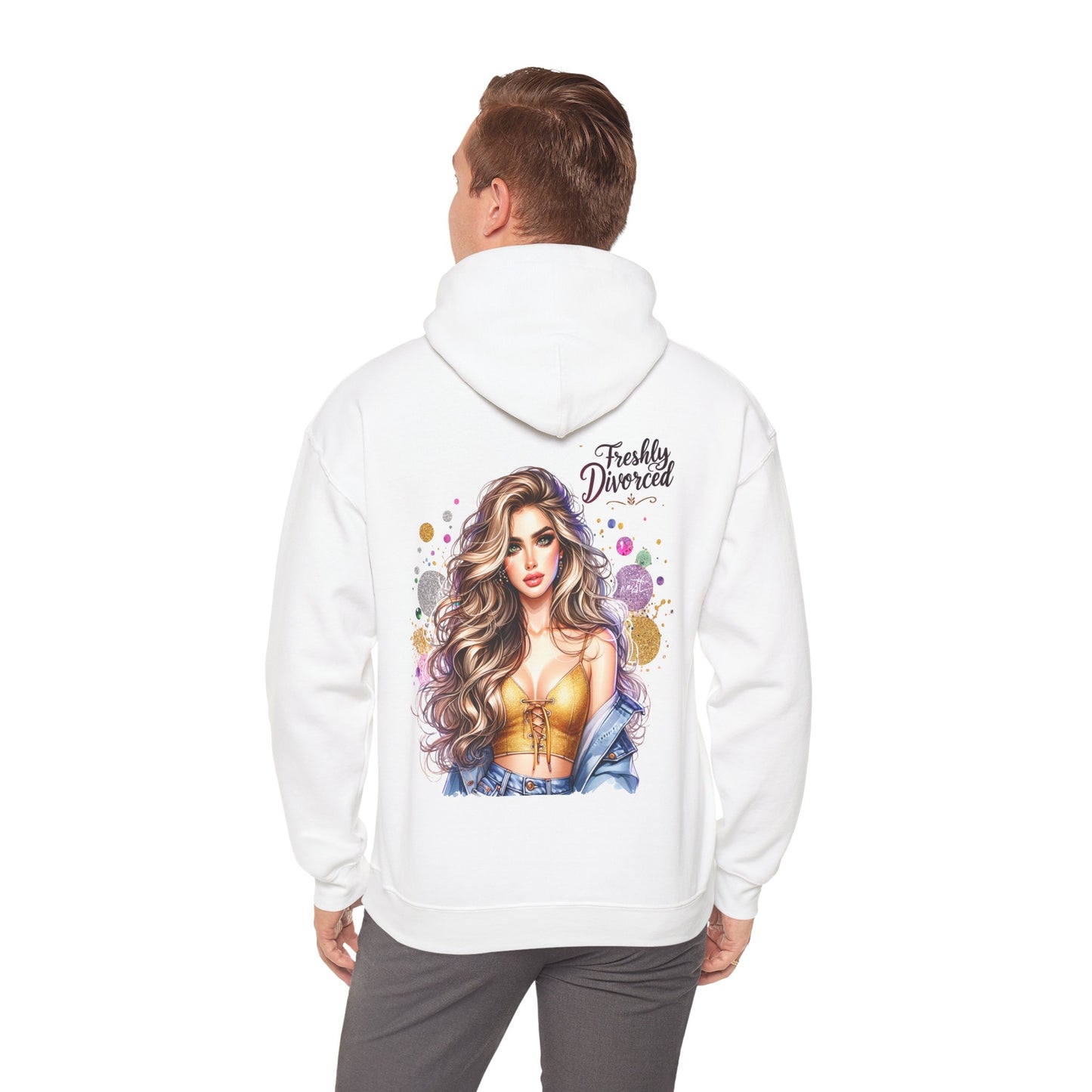 Freshly Divorced Unisex Hooded Sweatshirt