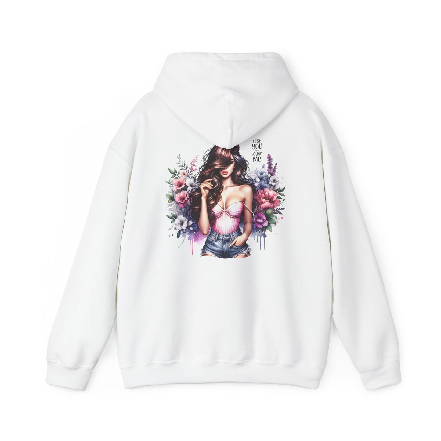 Breakup Hoodie - Unisex Hooded Sweatshirt Lost You and Found Me Design