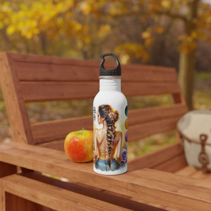 Stainless Steel Breakup Water Bottle- I Don't Make Mistake, I Date Them Design