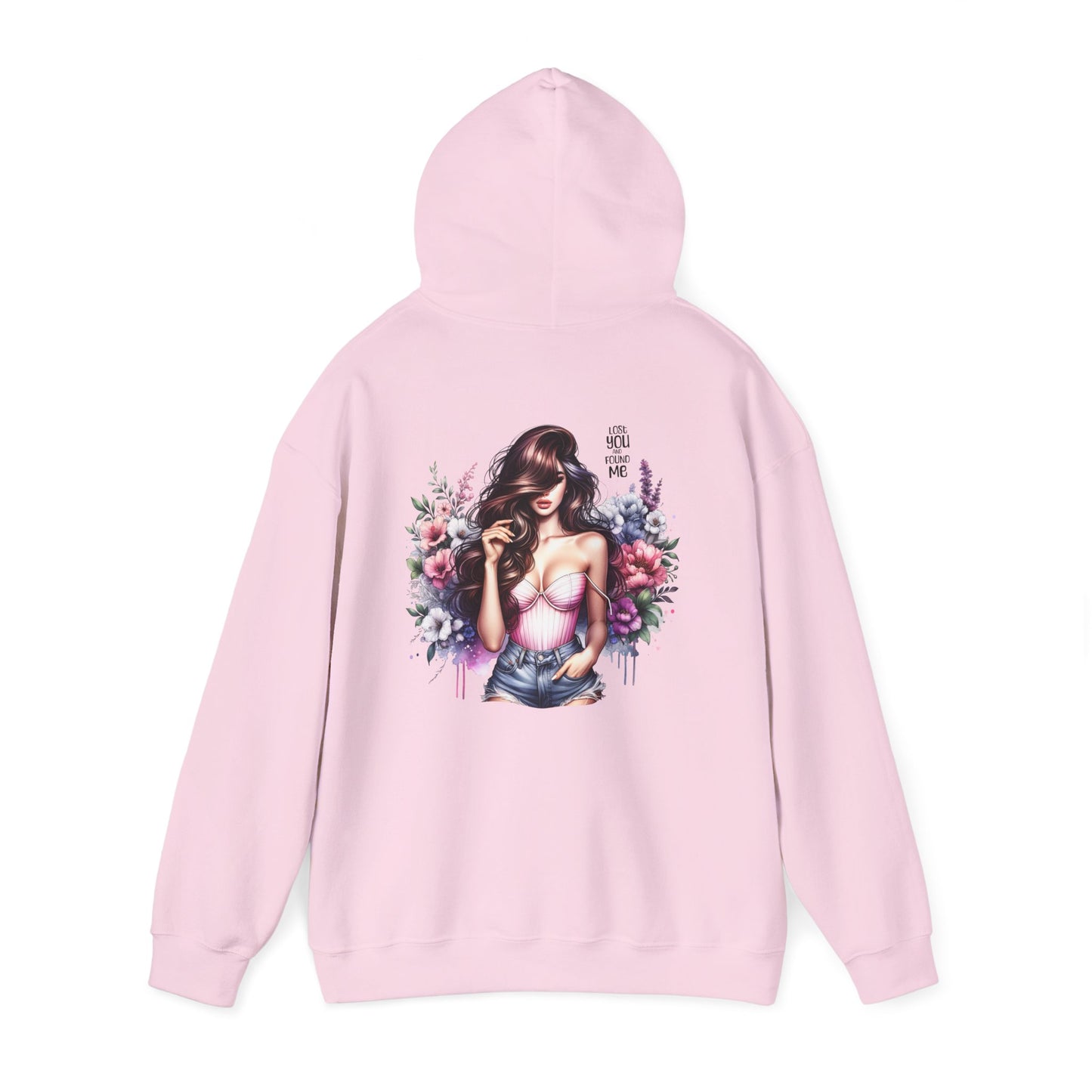 Breakup Hoodie - Unisex Hooded Sweatshirt Lost You and Found Me Design