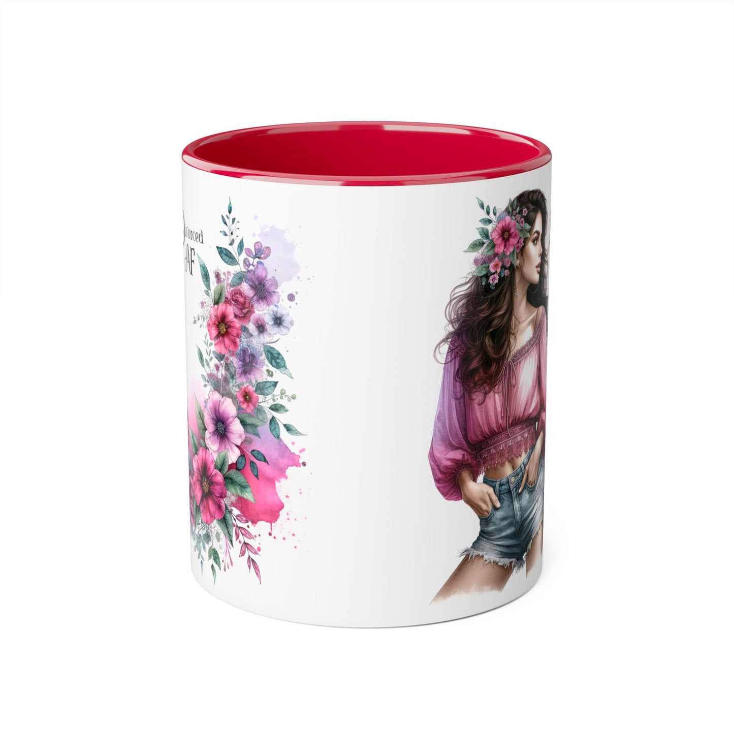 Stylish Floral Accent Mug, Perfect Gift for Divorced Friends, Motivational Coffee Cup, Unique Home Decor, Self-Love Reminder, Fun [...]