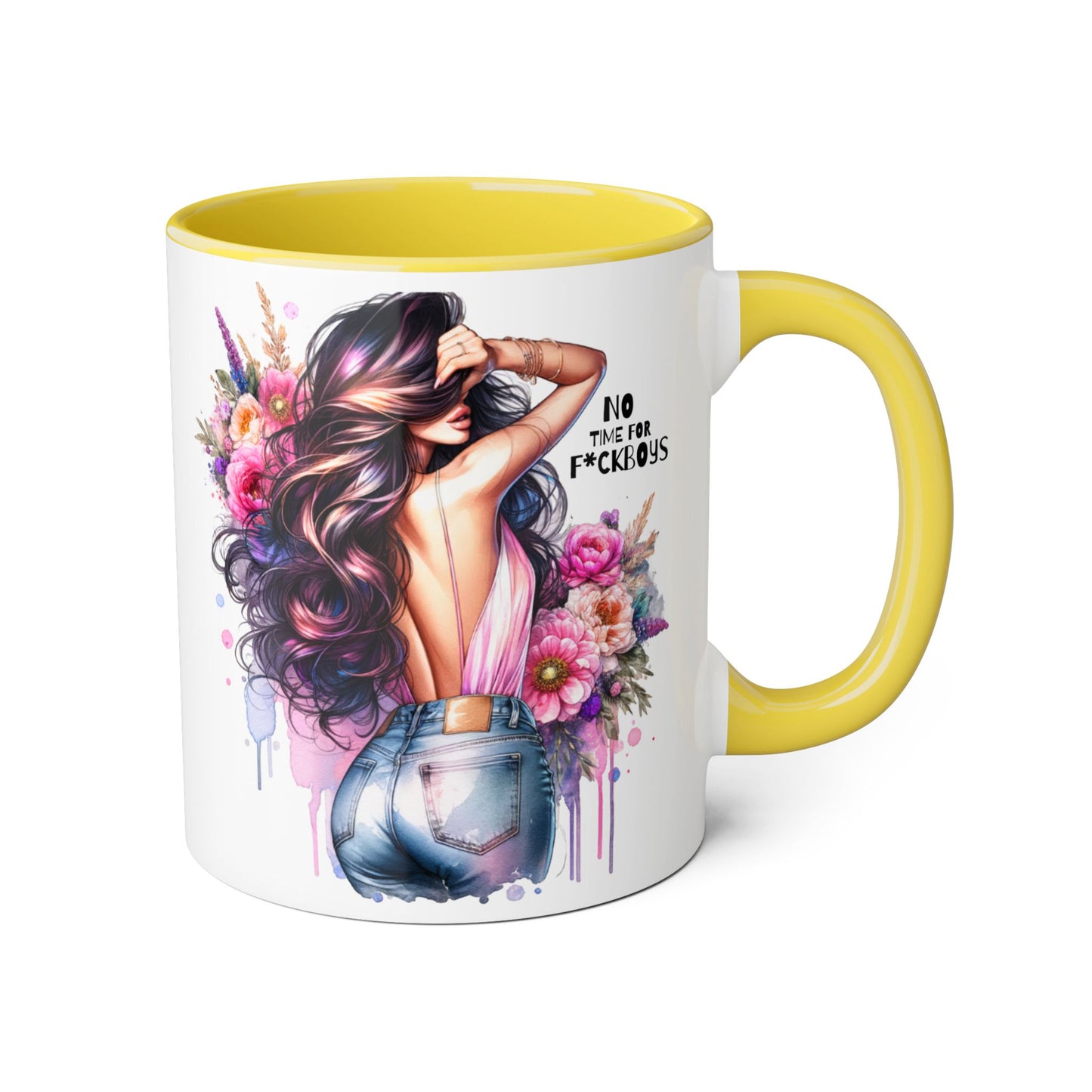 Funny Accent Mug - No Time For F*boys 11oz