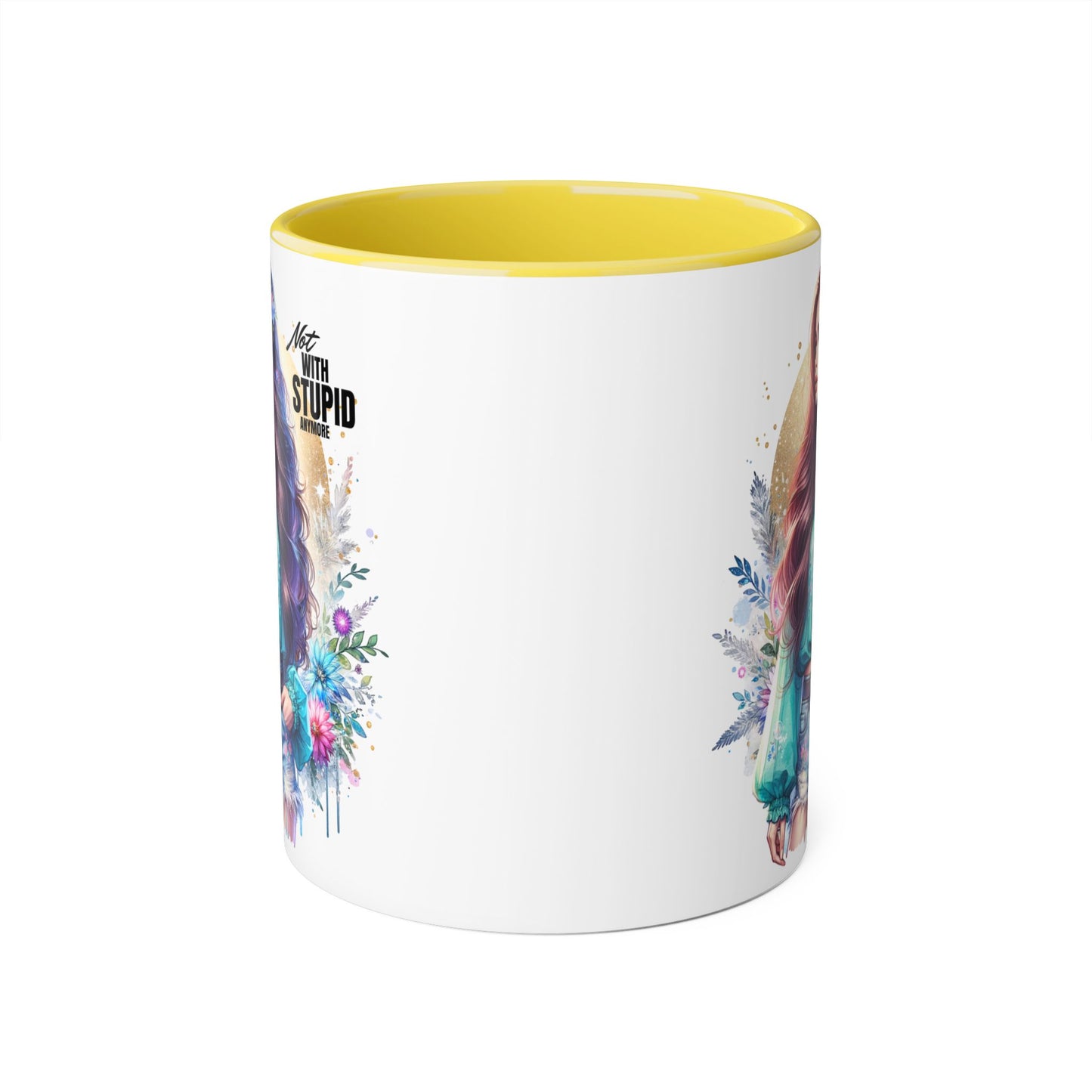 Mug - Not With Stupid Anymore Humoristic 11oz Accent Mug