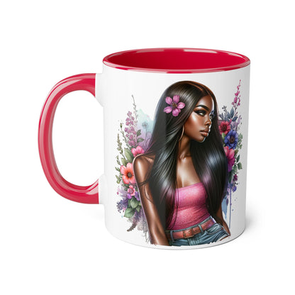 Yuck Fou Floral Portrait Accent Mug, 11oz - Perfect Gift for Coffee Lovers, Artistic Home Decor, Flower Lover's Mug, Unique Tea Cup, Birthday [...]