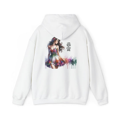 Breakup Hoodie - Unisex Hooded Sweatshirt Lost You and Found Me Design