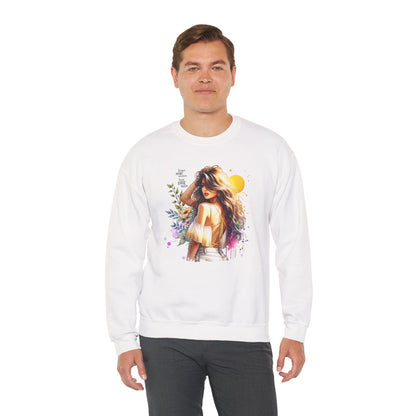 I Don`t  Make Mistakes, I Just Date Them Chic Floral Art Crewneck Sweatshirt, Cozy Gift for Her, Casual Wear, Fashionable Sweatshirt, Relaxed Style