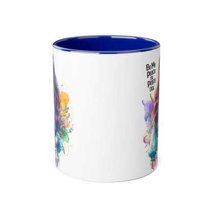 Mug - Be My Peace or Peace Out Accent Mug, 11oz