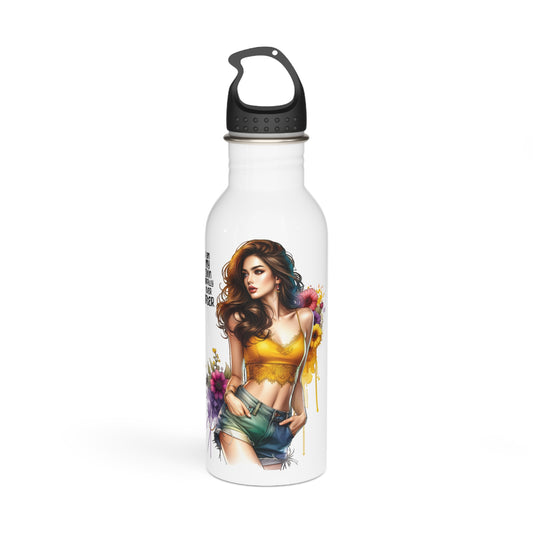 I Am My Own Happily Ever After Stylish Stainless Steel Water Bottle - Inspirational Fitness Water Bottle, Reusable Travel Flask, Eco-Friendly Gift, Floral Design, [...]