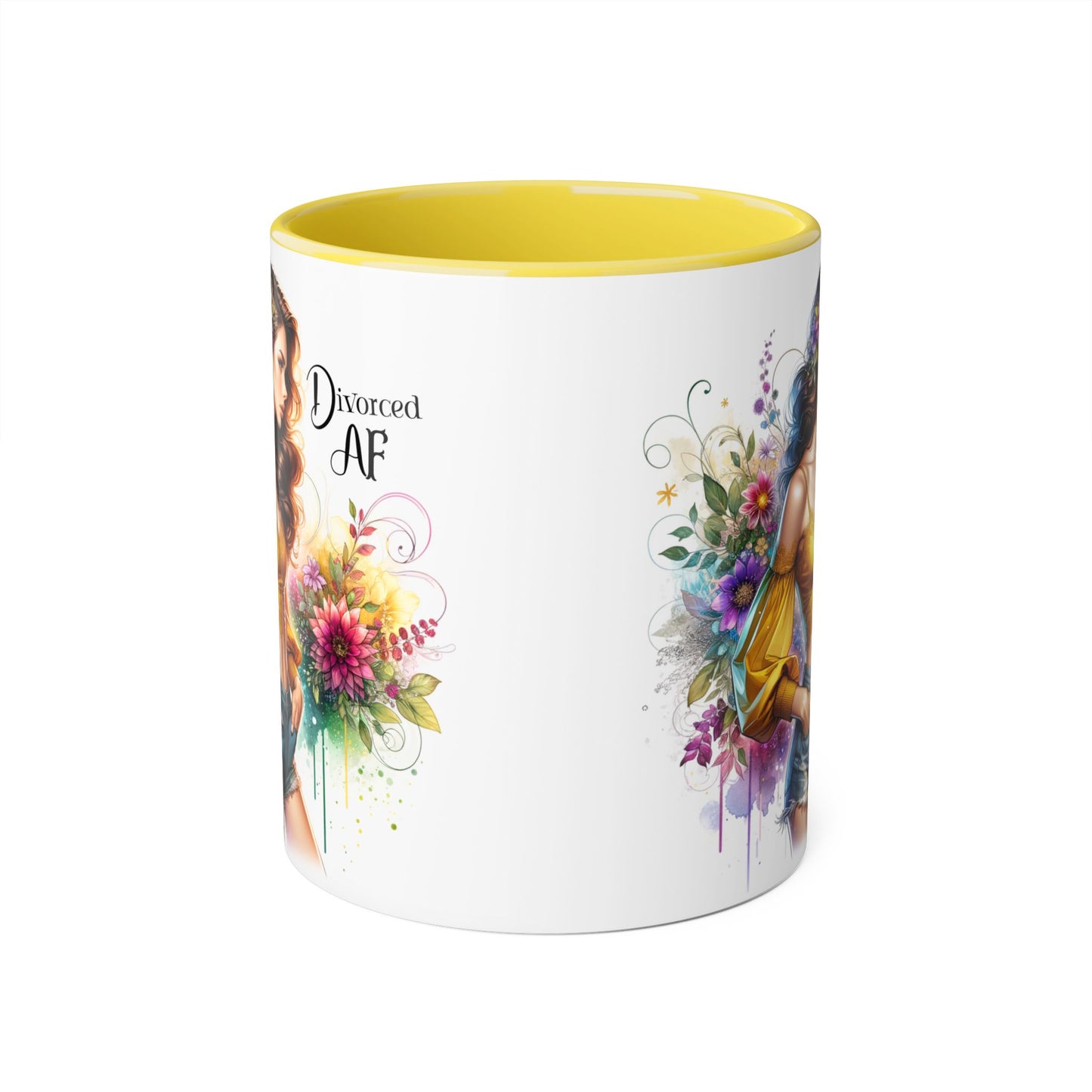 Divorce Celebration Mug | Unique Gift for Divorced Women | Affirmation Coffee Cup | Floral Design | Self-Love Reminder | Funny Divorce Gift