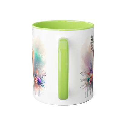 I Don't Make Mistakes, I Date Them Colorful Inspirational Accent Mug | Motivational Drinkware for Women | Perfect Gift for Birthdays, Teacher Appreciation, or Self-Care