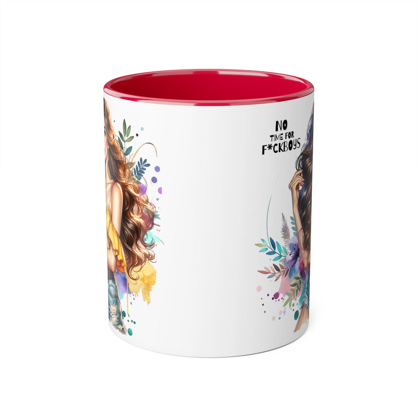Funny Accent Mug - No Time For F*boys 11oz