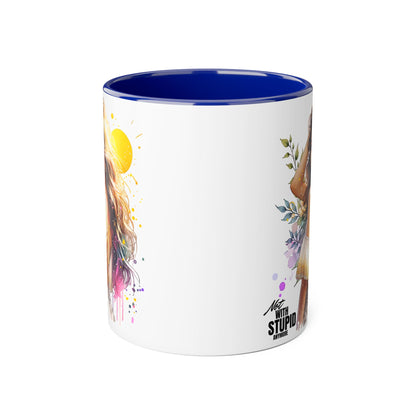 Mug - Not With Stupid Anymore Humoristic 11oz Accent Mug