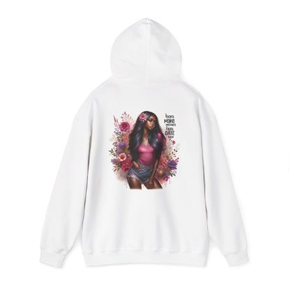 I Don`t Make Mistakes, I Just Date Them Floral Graphic Hoodie for Her, Cozy Sweatshirt, Trendy Pullover, Perfect Gift for Birthdays, Casual Everyday Wear, Women's Fashion
