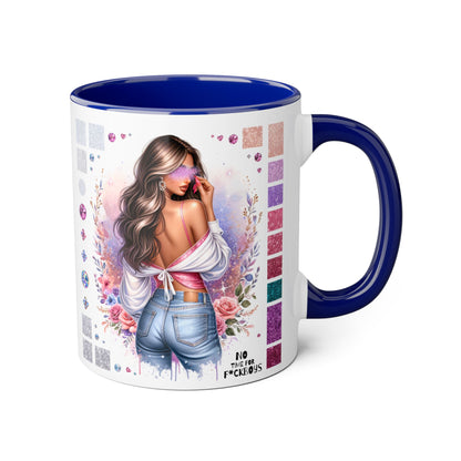 Funny Accent Mug - No Time For F*boys 11oz