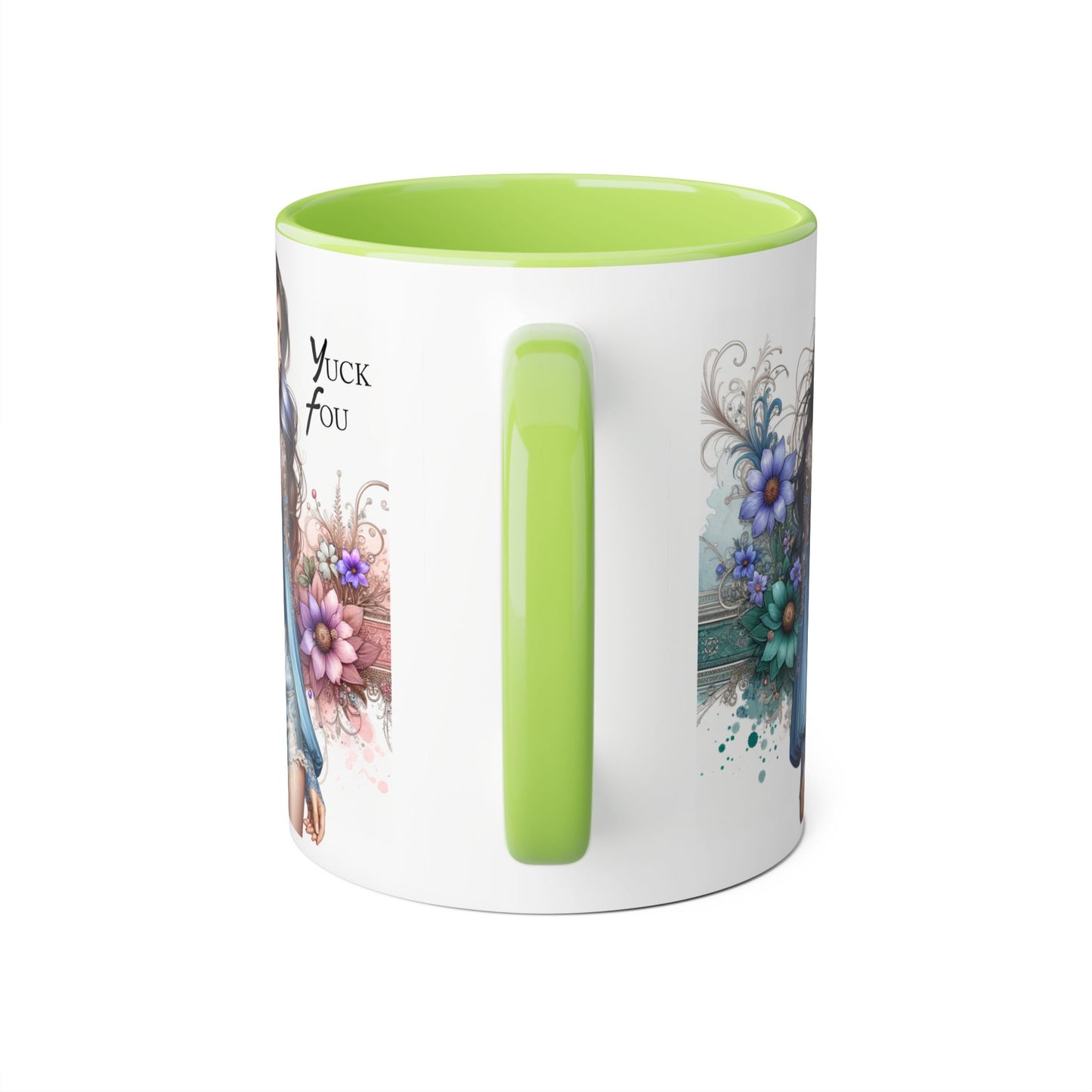 Artistic Accent Mug with ‘Yuck Fou’ Design for Trendy Sipping, Perfect Gift for Friends & Art Lovers, Ideal for Birthdays & Celebrations