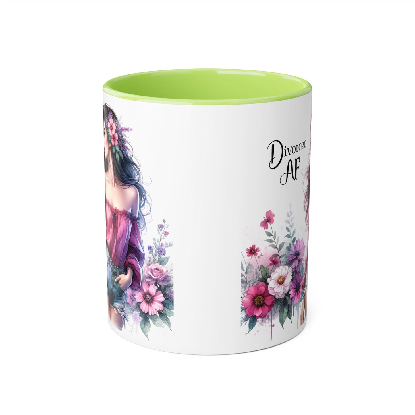 Mug - Divorced AF 11oz Accent Mug