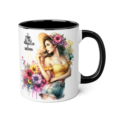 Funny Accent Mug - My Taste in Men is Probably a Disability Humor 11oz Cup