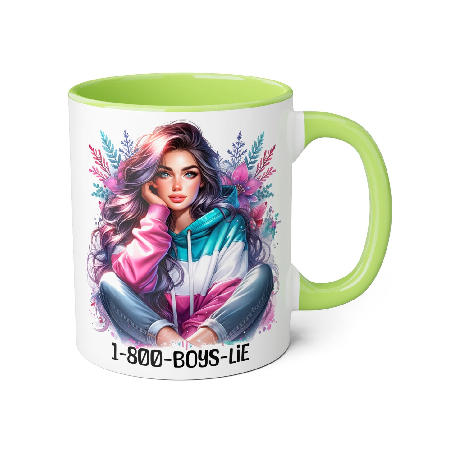 1-800-BOYS-LIE Colorful Feminine Accent Mug with Floral Design - Perfect for Stylish Coffee Lovers, Unique Gift for Birthdays, Holidays, and [...]